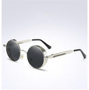 Óculos Redondo de Sol Masculino Steampunk - Polar Lens