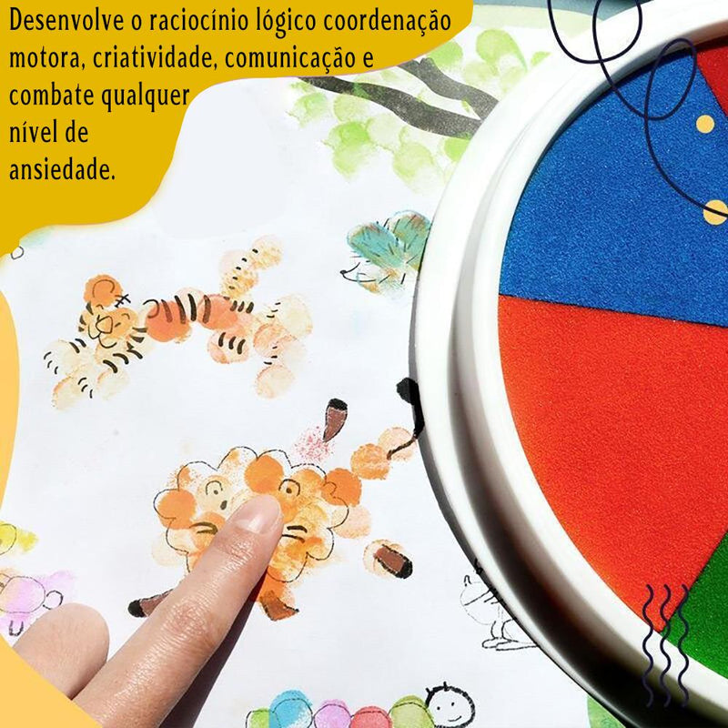 Kit de Pintura a Dedo Infantil - Paint Kids
