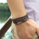 Pulseira Couro Masculina - Men Style