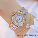 Relógio Diamond Luxury Feminino 2026 + Bracelete - Luxury Pack