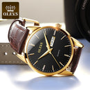 Relógio Quartzo de Luxo - Golden Watch