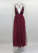 Vestido Longo de Festa - Tule - Divino Produto