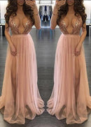 Vestido Longo de Festa - Tule - Divino Produto