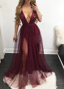 Vestido Longo de Festa - Tule - Divino Produto