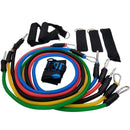 Kit de Elásticos Extensores Para Exercícios e Academia Em Casa - 11 peças - Divino Produto