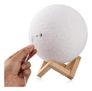 Luminaria Luna em Formato de Lua - Led 3D - Divino Produto
