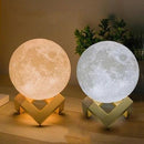 Luminaria Luna em Formato de Lua - Led 3D - Divino Produto