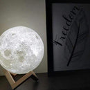 Luminaria Luna em Formato de Lua - Led 3D - Divino Produto
